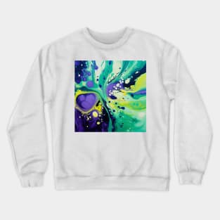 Vibrant Euphoria: A Symphony of Abstract Colors Crewneck Sweatshirt